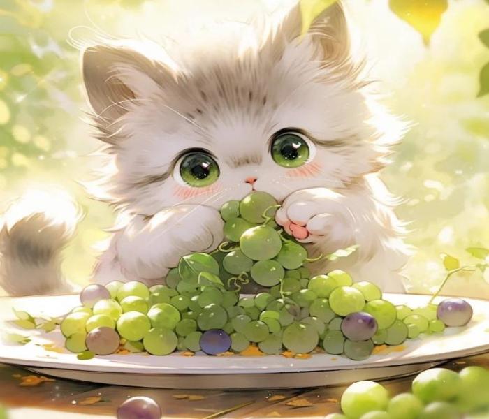 Ảnh đại diện mèo anime đáng yêu