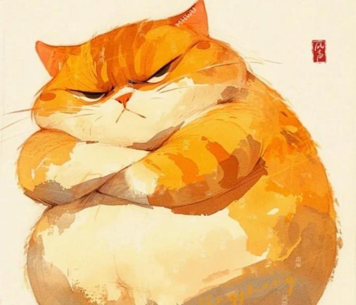 +777 Avatar Mèo Chibi Cute, Avt Mèo Chibi Mập Cho Zalo, Facebook